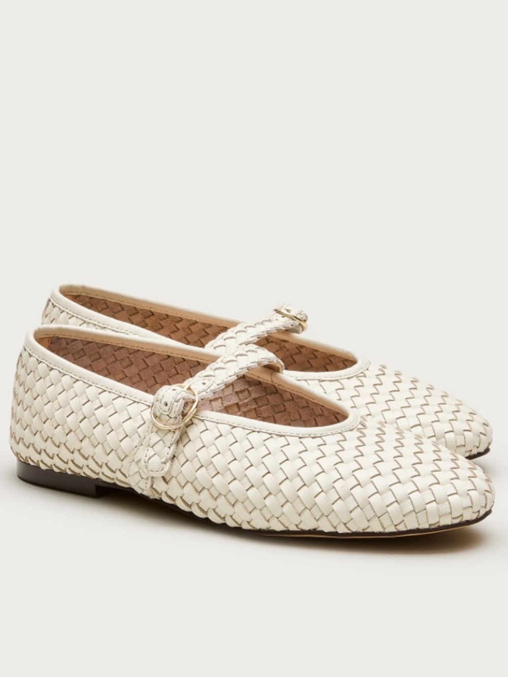 J crew Mary Jane ballet flats in woven leather - Picture 4 of 7